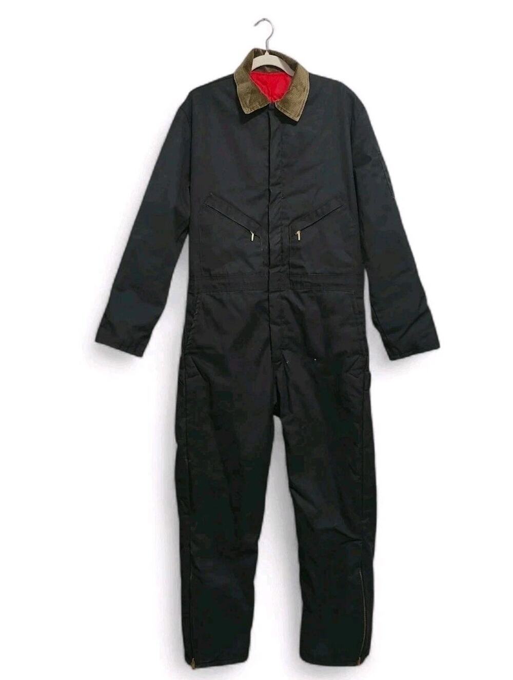 Walls Coveralls Mens Large Tall Blizzard Pruf Insulated Navy Color Pre-owned